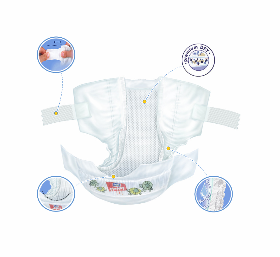 Bella Happy Pieluszki NewBorn 2-5kg 42szt